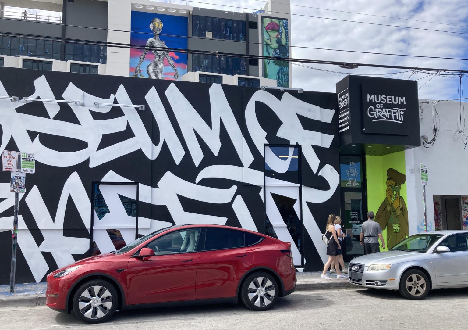 Fotografía de la entrada al Museo del Grafiti hoy, en Miami (EE.UU.). EFE/ Ivonne Malaver