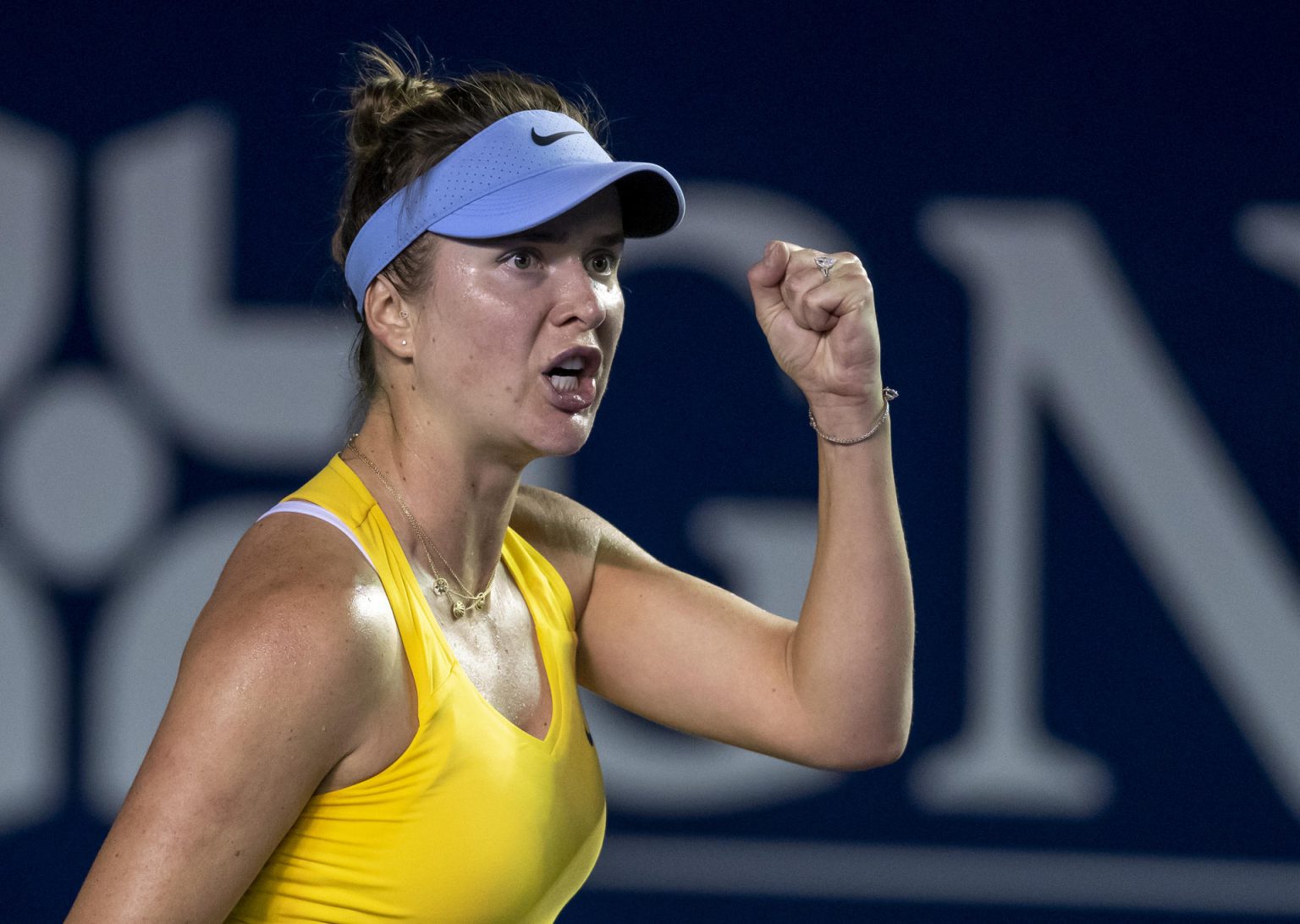 La tenista ucraniana Elina Svitolina, en una fotografía de archivo. EFE/ Miguel Sierra
MEXICO TENNIS:The Ukrainian tennis player Elina Svitolinain action against the Bulgarian Viktoriya Tomova, during the Monterrey Tennis Open, in Monterrey, Mexico, 03 March 2022. EFE / Miguel Sierra