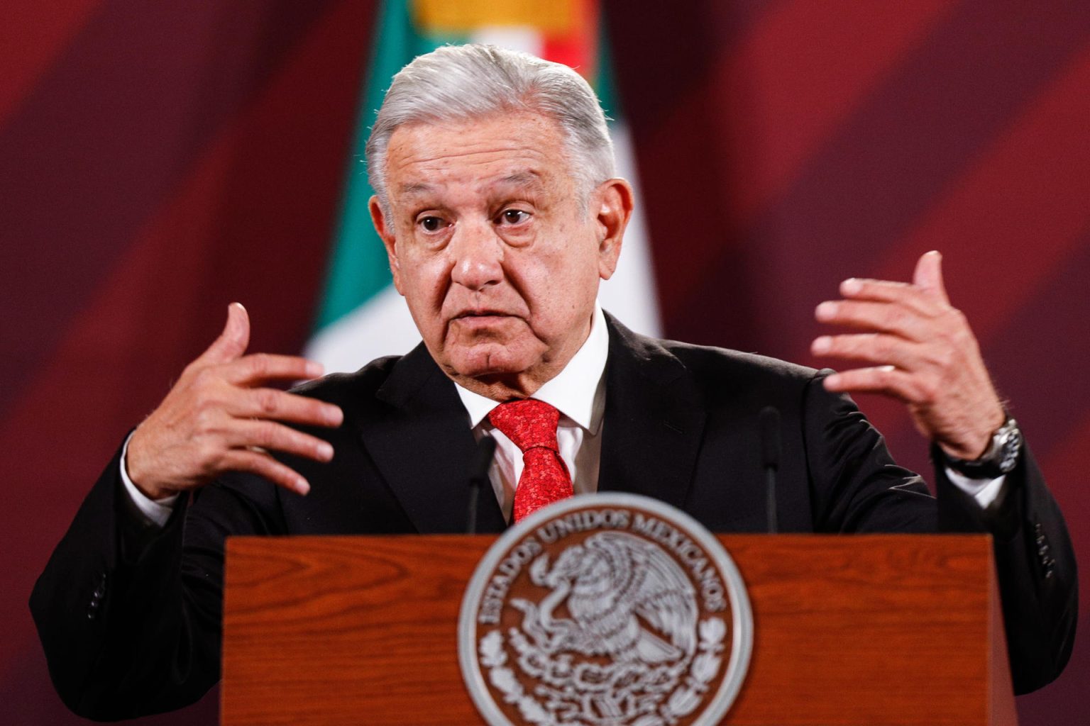 Fotografía de archivo del presidente de México, Andrés Manuel López Obrador. EFE/Isaac Esquivel