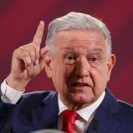 El presidente de México, Andrés Manuel López Obrador, durante una rueda de prensa hoy, en Palacio Nacional de la Ciudad de México (México). EFE/Isaac Esquivel