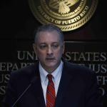 El Fiscal Federal Stephen Muldrow habla durante una rueda de prensa en San Juan (Puerto Rico). EFE/ Thais Llorca