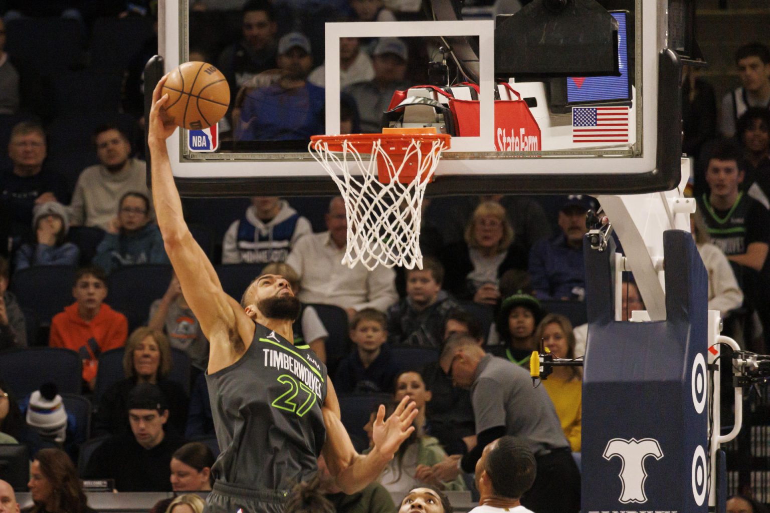 Foto de archivo del jugador Rudy Gobert de los Minnesota Timberwolves. EFE/ Kerem Yucel