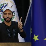 El presidente de El Salvador, Nayib Bukele, asiste a un evento oficial en Mejicanos (El Salvador). Imagen de archivo. EFE/ Rodrigo Sura