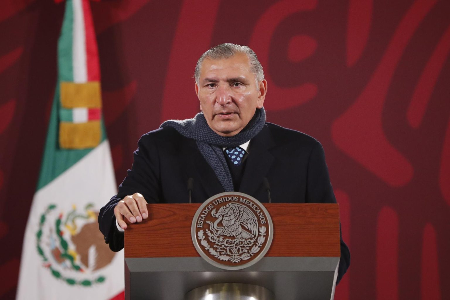 Fotografía de archivo del secretario de Gobernación, Adán Augusto López. EFE/José Méndez