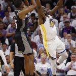 El alero de los Golden State Warriors Draymond Green (D), en una fotografía de archivo. EFE/EPA/John G. Mabanglo