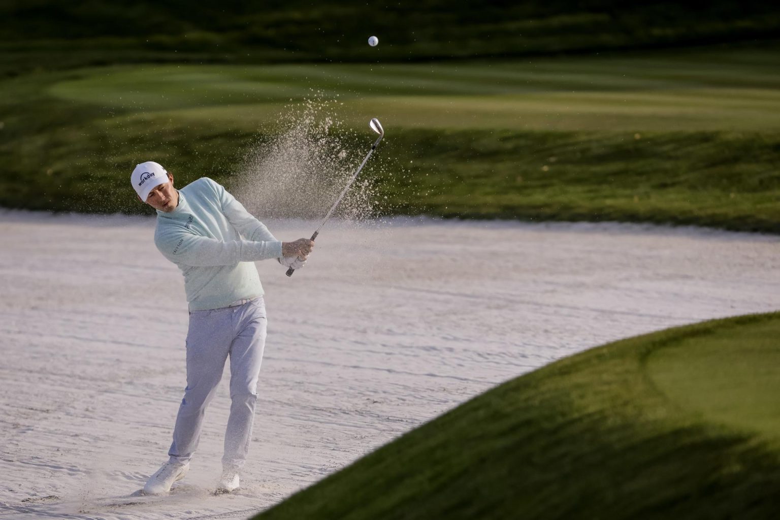 Fotografía de archivo del golfista inglés, Matt Fitzpatrick. EFE/EPA/ERIK S. LESSER