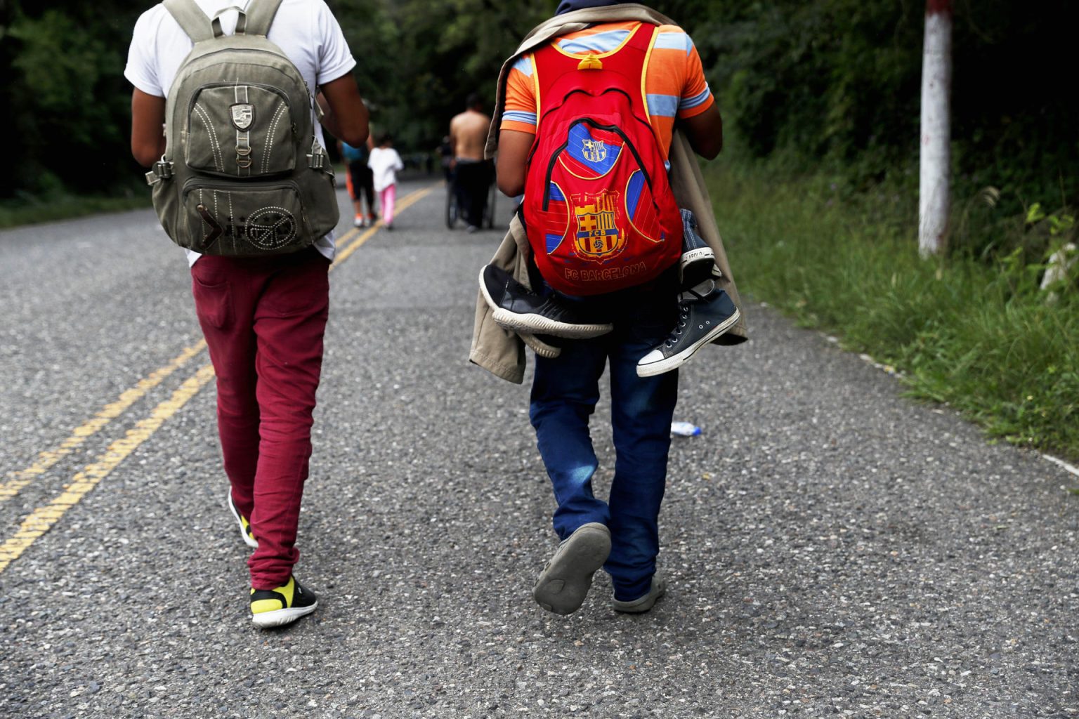 Según datos del HHS, en esta semana un total de 8.681 menores no acompañados estaban bajo el cuidado de esa agencia, quienes pasan un promedio de 29 días bajo su custodia. Fotografía de archivo. EFE/Esteban Biba