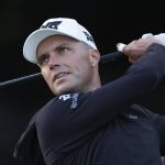 El golfista estadounidense Eric Cole fue registrado este jueves, 18 de mayo, durante el primer recorrido del PGA Championship, el segundo 'major' de la temporada, en el campo del Club Oak Hill Country, en Rochester (Nueva York, EE.UU.). Cole lildera el certamen, con cinco golpes bajo par. EFE/Erik S. Lesser