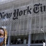 Vista de archivo del edificio del New York Times en Nueva York, Nueva York, Estados Unidos. EFE/EPA/JUSTIN LANE