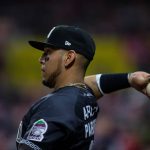 Fotografía de archivo en la que se registró al pelotero mexicano Isaac Paredes, campo corto de los Ray de Tampa Bay, quien impulsó, en la entrada 10, la carrera del triunfo de su equipo 8-7 sobre los Yanquis de Nueva York en la MLB. EFE/Carlos Ramírez