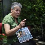 La madre buscadora de sus 4 hijos desaparecidos, María Herrera, habla durante una entrevista con EFE, el 6 de mayo de 2023, en Ciudad de México (México). EFE/Sáshenka Gutiérrez