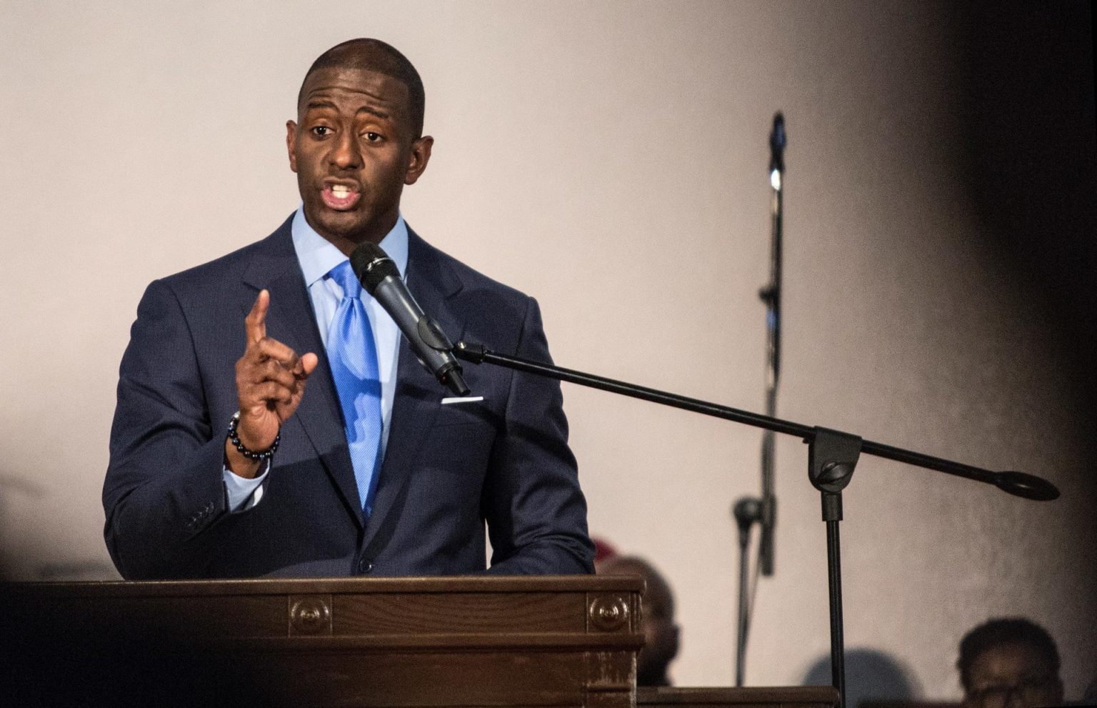 Fotografía de archivo del excandidato demócrata a gobernador de Florida Andrew Gillum. EFE/ Cristobal Herrera