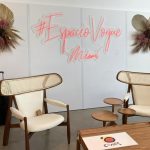 Fotografía de un apartado del espacio dedicado a España en el local donde se celebra la quinta edición de Espacio Vogue que inicia hoy en el Aventura Mall de Miami, Florida (EE.UU.). EFE/Ana Mengotti