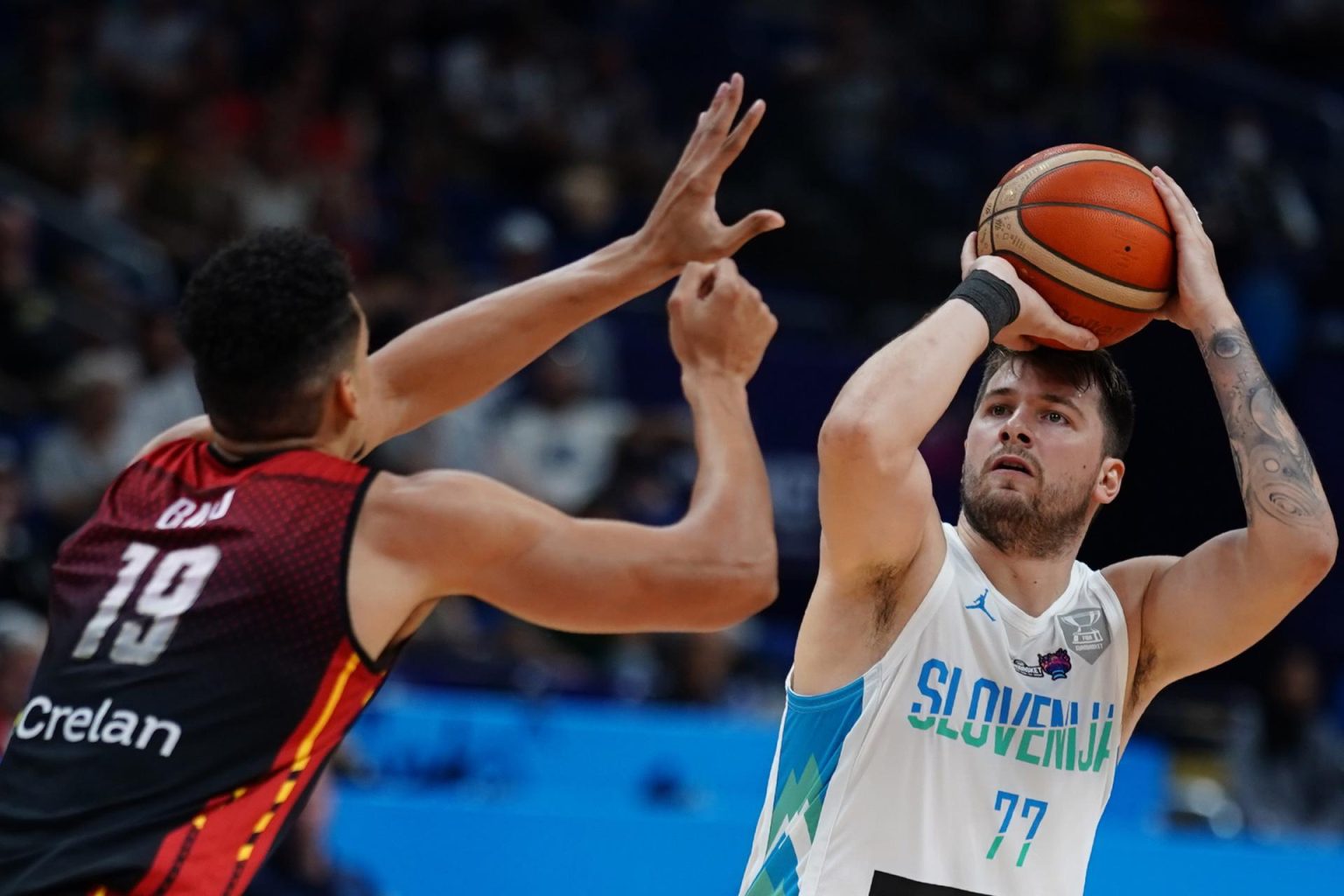 El esloveno Luka Doncic, en una fotografía de archivo. EFE/EPA/Clemens Bilan