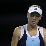 Fotografía de archivo en la que se registró a la tenista danesa Caroline Wozniacki, en Tokio (Japón). EFE/Kiyoshi Ota