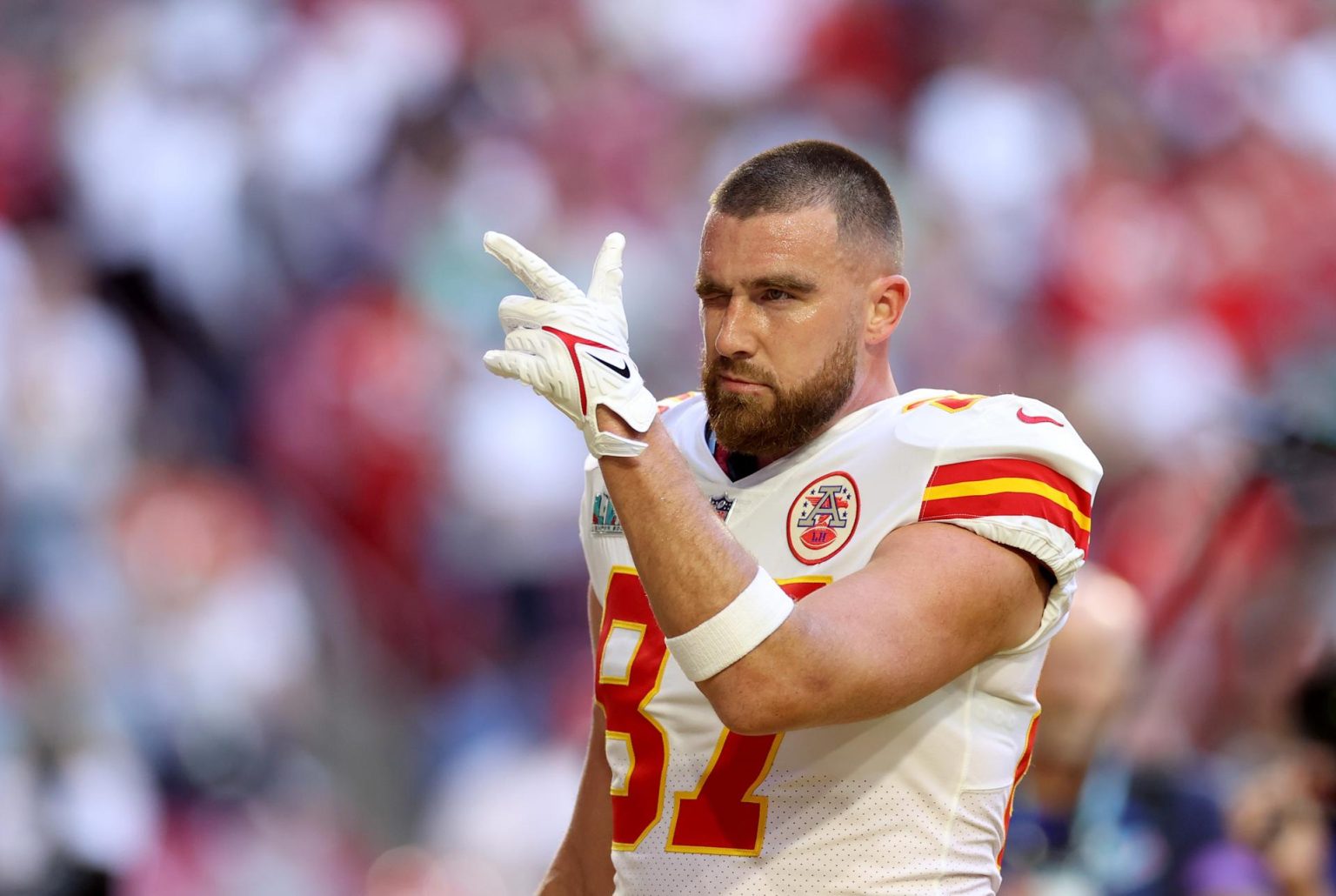 Fotografía de archivo donde aparece Travis Kelce. EFE/EPA/CAROLINE BREHMAN