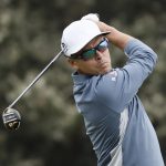 El estadounidense Rickie Fowler en acción durante la primera ronda del Abierto de Estados Unidos en Los Ángeles Country Club, California (EE.UU.), este 15 de junio de 2023. EFE/EPA/Etienne Laurent