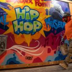 Un obrero trabaja en la construcción del Museo Universal del Hiphop, el 7 de junio de 2023, en New York (Estados Unidos). EFE/Ángel Colmenares