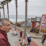 El exsecretario de Gobernación, Adán Augusto López, durante un recorrido hoy en la zona costera de la ciudad de Tijuana, Baja California (México). EFE/Joebeth Terriquez