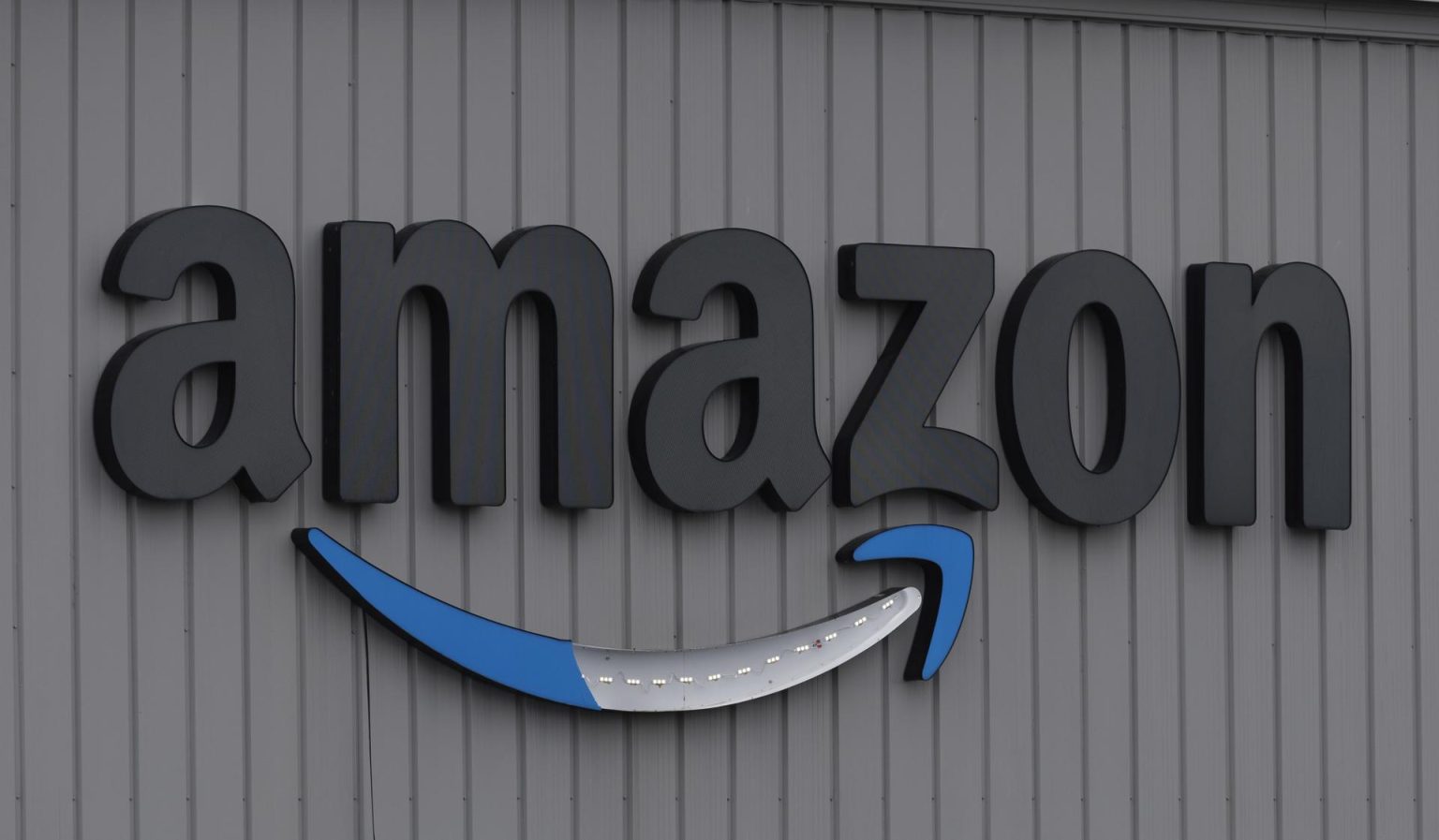 Fotografía de archivo del logo de Amazon. EFE/EPA/CJ GUNTHER