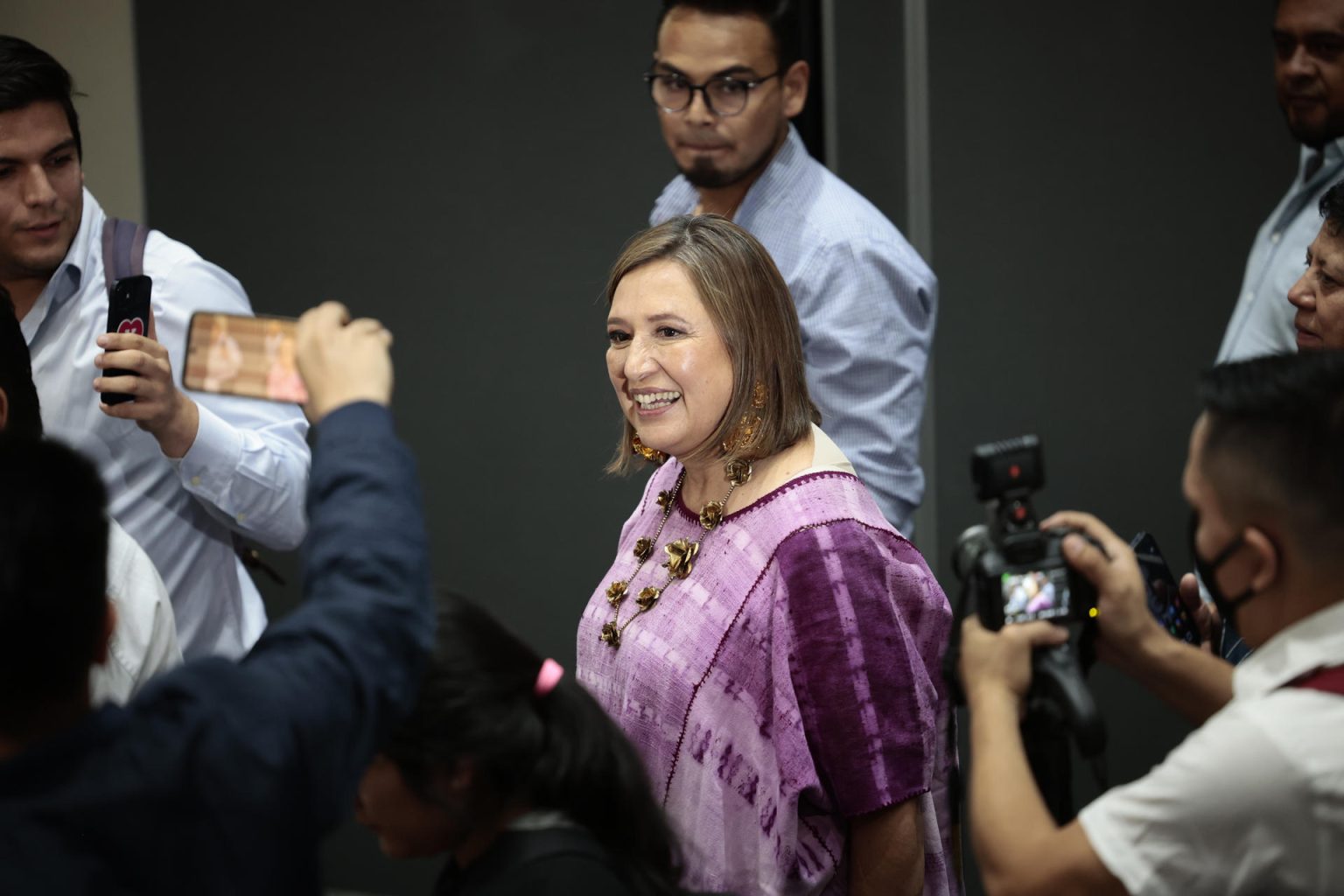 La precandidata a la presidencia de México por el Partido Acción Nacional (PAN) y el Frente Amplio por México, Xóchitl Gálvez. Imagen de archivo. EFE/José Méndez