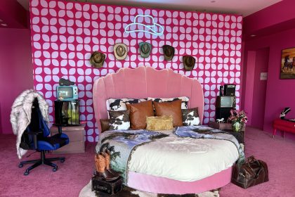 Fotografía del interior de la Casa de los Sueños de la muñeca Barbie, el 1 de julio de 2023, en Los Ángeles (Estados Unidos). EFE/ Mónica Rubalcava