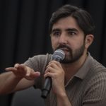 El cantautor mexicano Joss Favela durante una conferencia de prensa en el Lunario del Auditorio hoy, en la Ciudad de México (México). EFE/Isaac Esquivel