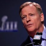 Fotografía de archivo del comisionado de la Liga Nacional de Fútbol Americano Roger Goodell. EFE/TANNEN MAURY