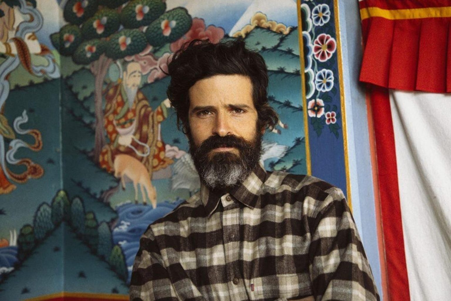 Fotografía cedida por Los Angeles Philharmonic Association donde se observa al cantante Devendra Banhart. EFE/ Los Angeles Philharmonic Association / SOLO USO EDITORIAL/ SOLO DISPONIBLE PARA ILUSTRAR LA NOTICIA QUE ACOMPAÑA (CRÉDITO OBLIGATORIO)