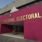 Fotografía del edificio del Instituto Nacional Electoral (INE), el 10 de abril de 2023, en la Ciudad de México. (México). EFE/ Isaac Esquivel