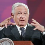 El presidente mexicano, Andrés Manuel López Obrador, habla durante su conferencia de prensa matutina hoy, en el Palacio Nacional de la Ciudad de México (México). EFE/ Isaac Esquivel