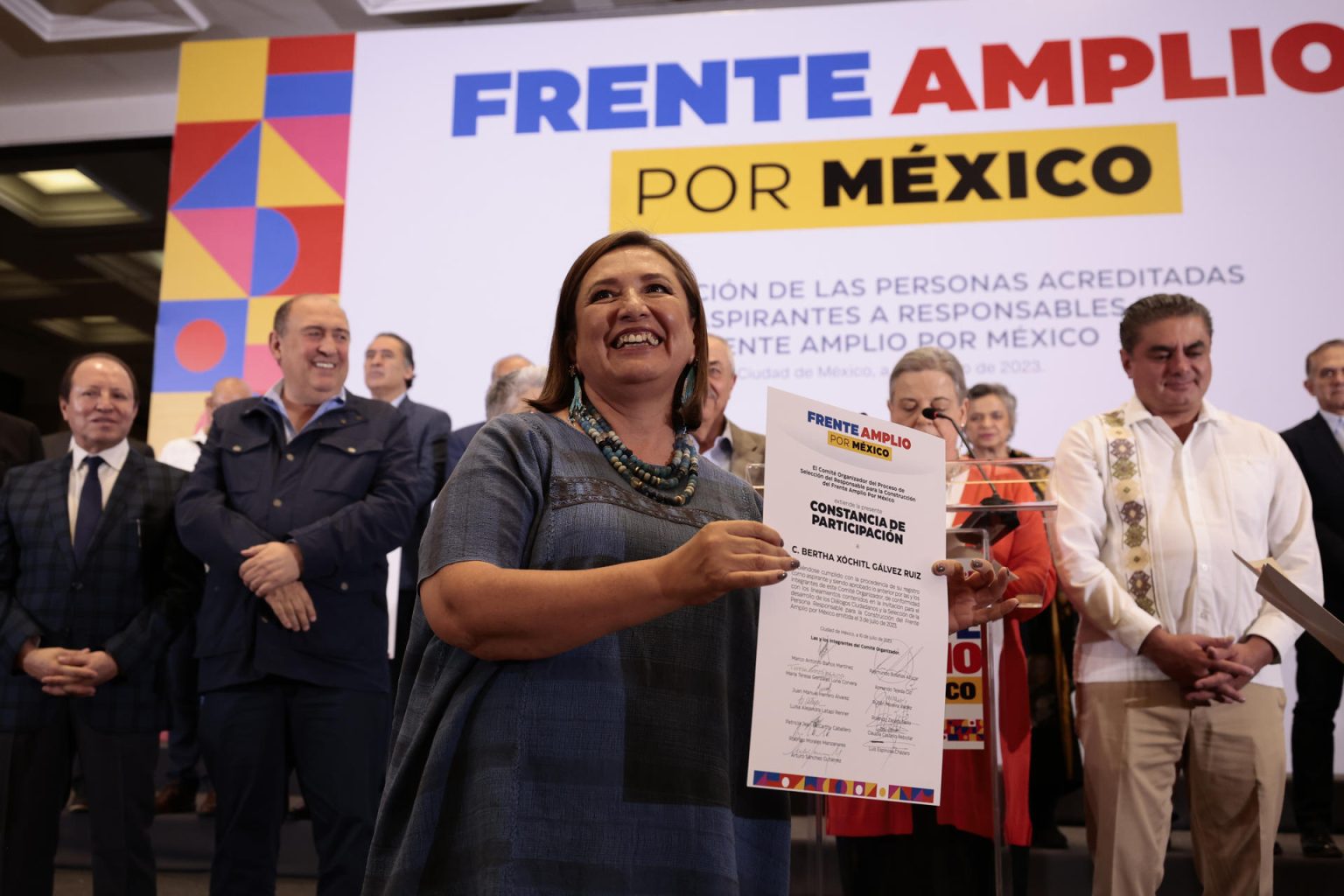 Xóchitl Gálvez, precandidata presidencial del Frente Amplio por México. Imagen de archivo. EFE/José Méndez