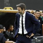 El seleccionador del equipo nacional masculino de fútbol de Panamá, Thomas Christiansen, fue registrado este domingo, 16 de julio, durante la final de la Copa Oro de la Concacaf, en la que se equipo cayó 1-0 ante Méxcio, en el estadio SoFi, en Los Angeles (California, EE.UU.). EFE/Etienne Laurent