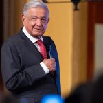 Fotografía cedida por la Presidencia de México del presidente de México. Andrés Manuel López Obrador, durante una rueda de prensa en el Palacio Nacional, en Ciudad de México (México). EFE/Presidencia de México/SOLO USO EDITORIAL/SOLO DISPONIBLE PARA ILUSTRAR LA NOTICIA QUE ACOMPAÑA(CRÉDITO OBLIGATORIO)