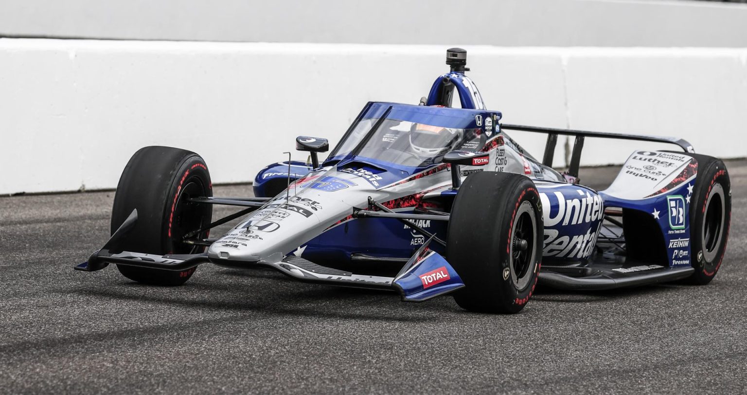 Graham Rahal de Estados Unidos, en una fotografía de archivo. EFE/EPA/TANNEN MAURY