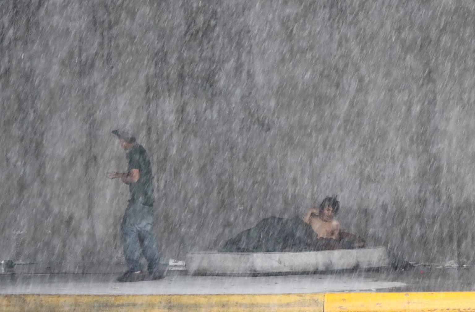 El ciclón Harold, ahora como depresión tropical, se desplaza sobre la frontera norte de México, donde causará lluvias "muy fuertes" este miércoles, según informó el Servicio Meteorológico Nacional (SMN). Fotografía de archivo. EFE/ María Julia Castañeda