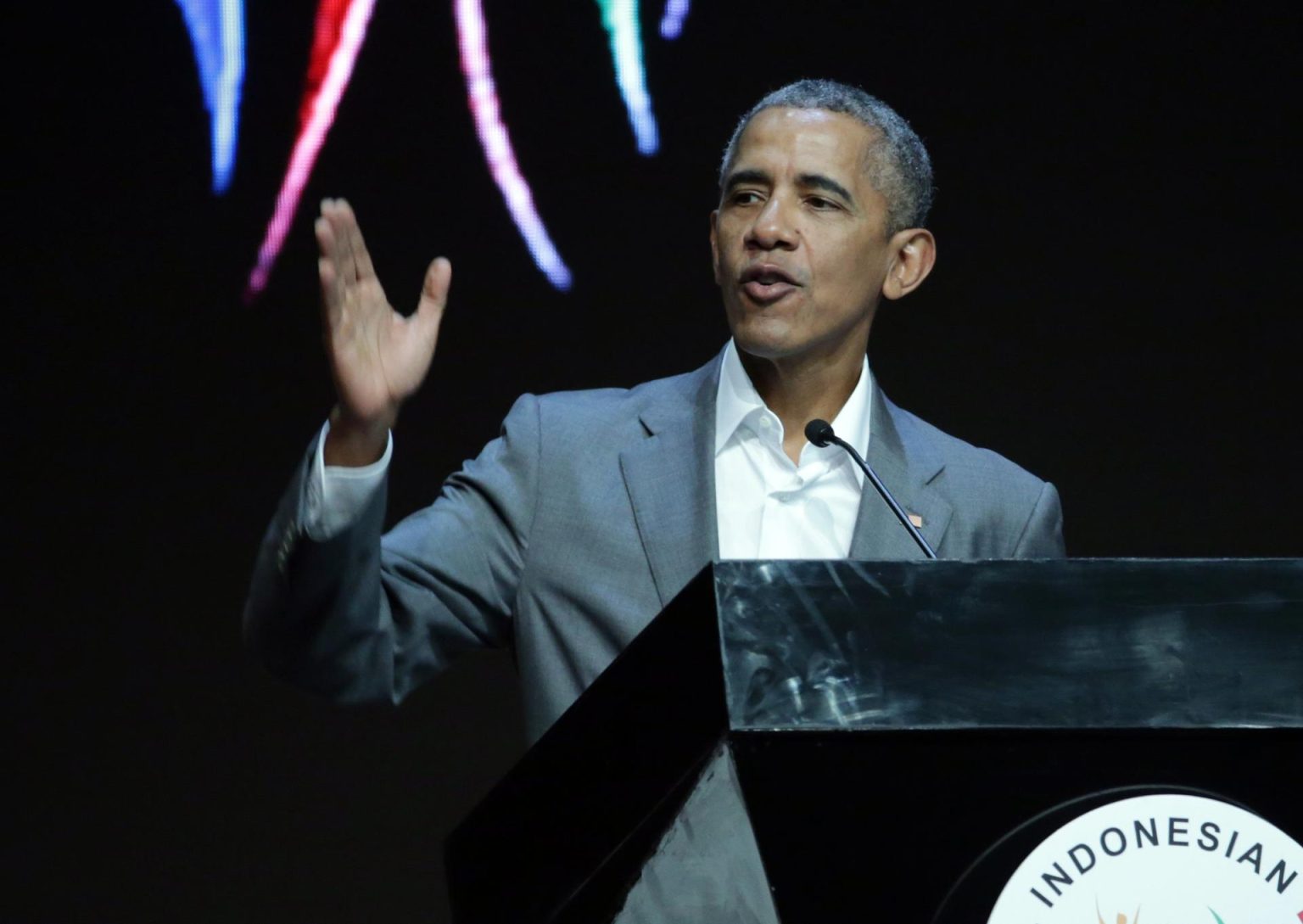 El expresidente de EE.UU. Barack Obama, en una fotografía de archivo. EFE/Bagus Indahono