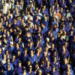 Fotografía de archivo de unos 3.500 trabajadores de la factoria Ford que participan en una marcha. EFE/Alberto Estévez.