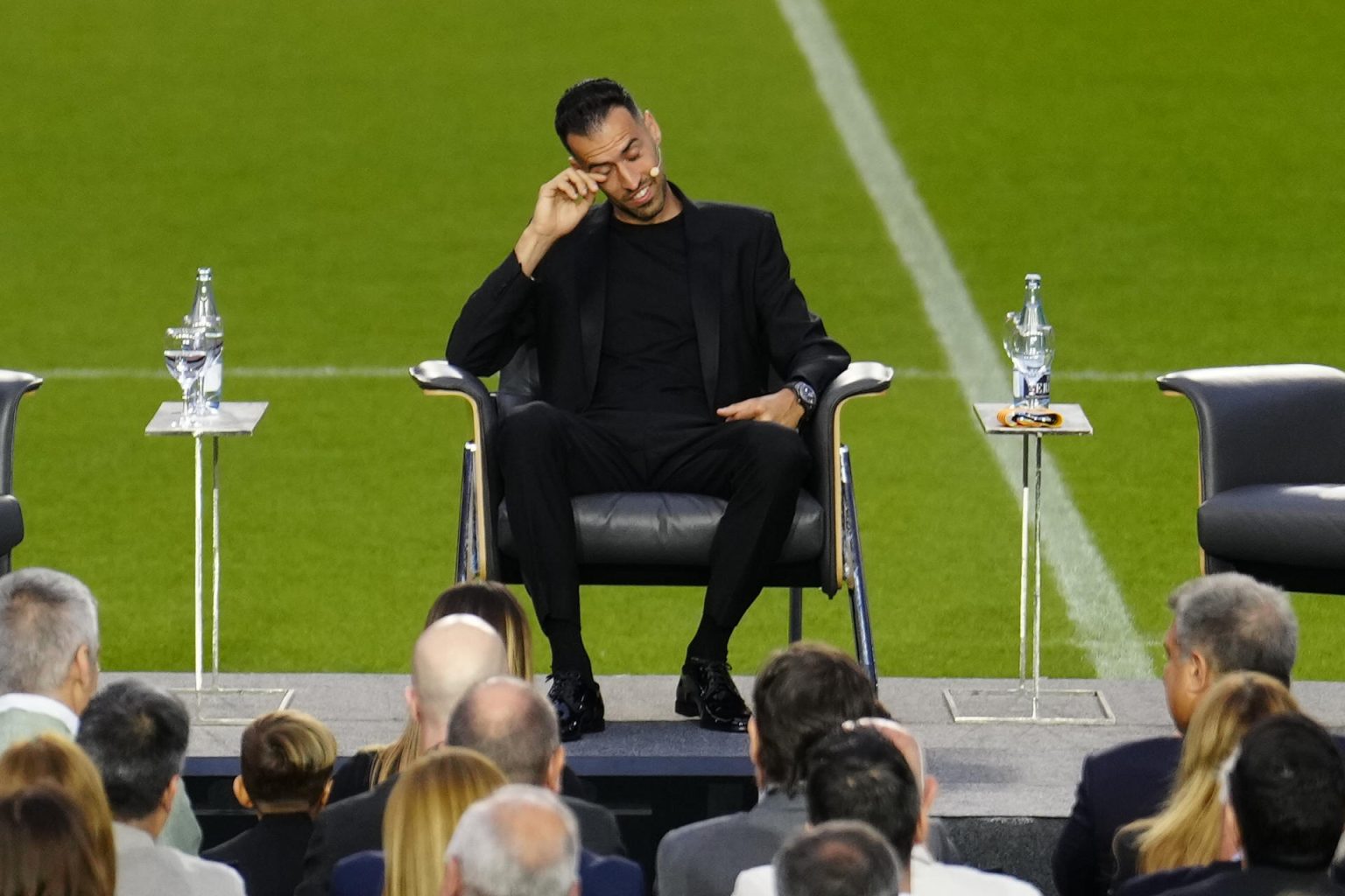 Imagen de archivo del centrocampista español Sergio Busquets. EFE / Enric Fontcuberta.