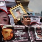 Madres de personas desaparecidas marchan por las principales avenidas de la Ciudad de México (México). Fotografía de archivo. EFE/Sáshenka Gutiérrez