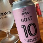 Fotografía que muestra la 'Goat 10', una cerveza que ha comercializado la cadena de restaurnates 'Grazianos' en homenaje a Leo Messi, en Miami (EE.UU.). EFE/Nacho García