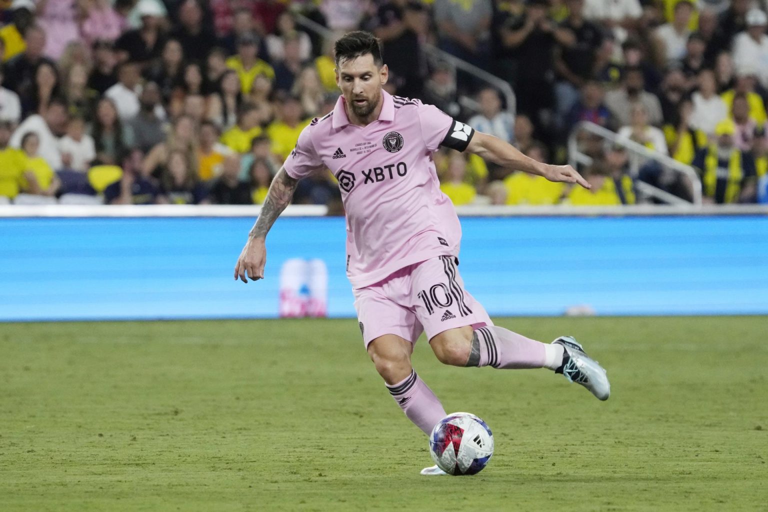 El delantero del Inter Miami Lionel Messi, en una fotografía de archivo. EFE/EPA/Mark Humphrey