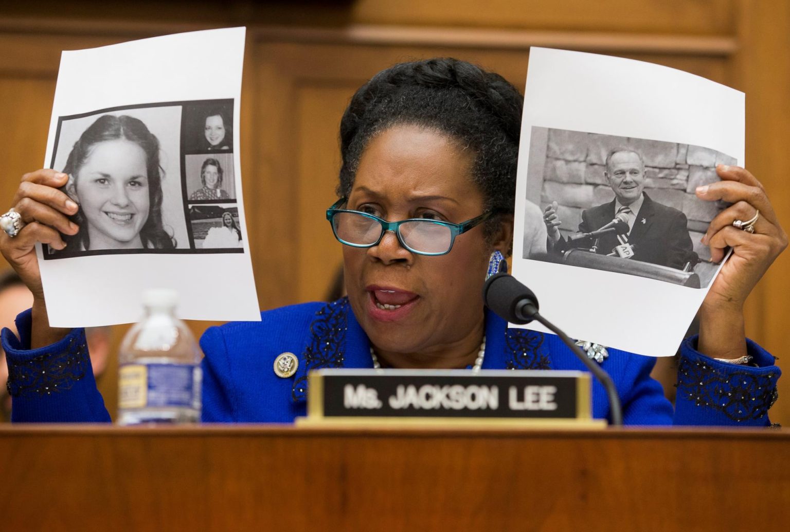 Fotografía de archivo de la legisladora demócrata Sheila Jackson Lee. EFE/ Michael Reynolds