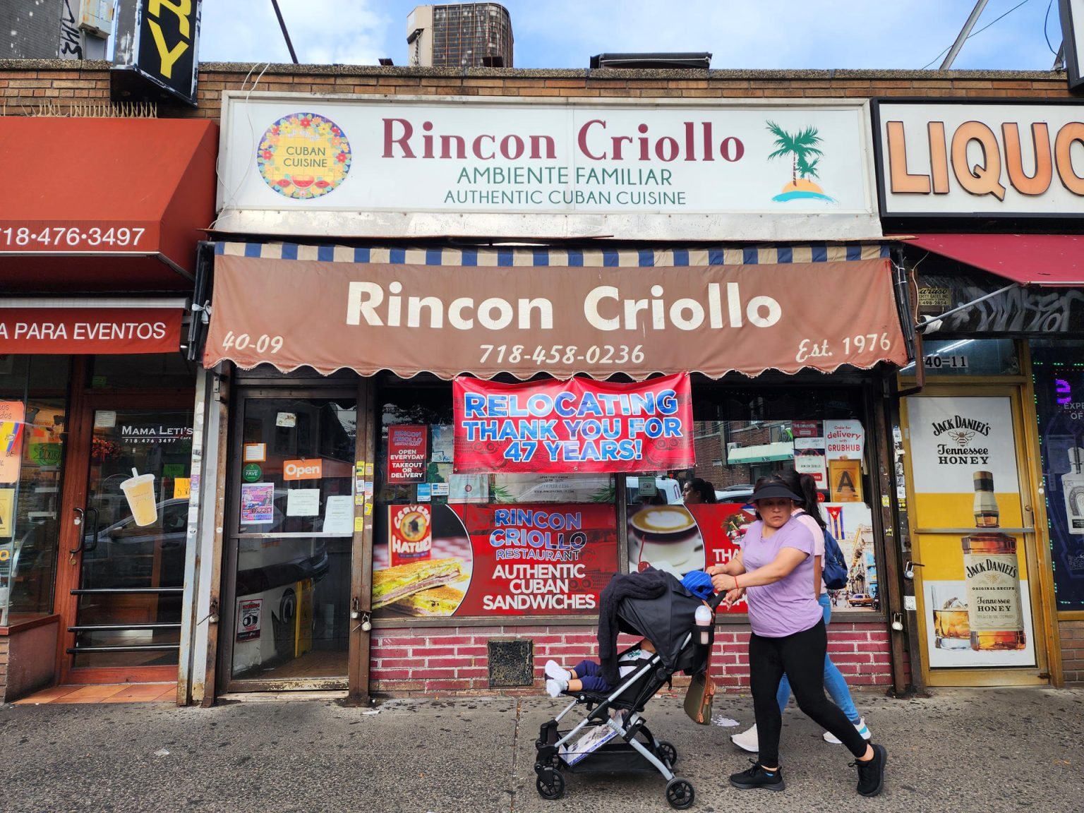 Fotografía del restaurante Rincón Criollo, el 17 de agosto de 2023, en Nueva York (EE. UU). EFE/ Ruth Hernández