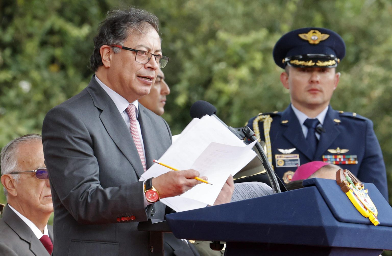 Fotografía de archivo del presidente de Colombia, Gustavo Petro. EFE/ Mauricio Dueñas Castañeda