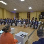 Fotografía general del foro de discusión sobre desarrollo sostenible, en el marco de los 50 años de presencia de la agencia EFE en Centroamérica, en el Museo de los Niños, hoy en San José (Costa Rica).  EFE/ Alexander Otarola