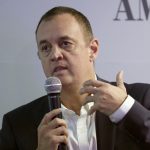 Fotogrfaía de archivo del presidente de la AmCham México, Daniel Baima, durante una rueda de prensa en Ciudad de México (México). EFE/Sáshenka Gutiérrez