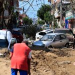 Fotografía de una zona afectada tras el paso del huracán Otis en el balneario de Acapulco, en el estado de Guerrero (México). EFE/David Guzmán