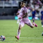 Nicolás Stefanelli de Inter Miami en acción frente a Charlotte FC en el DRV PNK Stadium, en Fort Lauderdale, Florida (EE.UU.), este 18 de octubre de 2023. EFE/EPA/Cristóbal Herrera-Ulashkevich