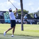 4 Aces GC Captain Dustin Johnson en acción durante las semifinales del LIV Golf Team Championship, en Trump National Doral Miami, en Doral, Florida, EE.UU. EFE/EPA/CRISTÓBAL HERRERA-ULASHKEVICH